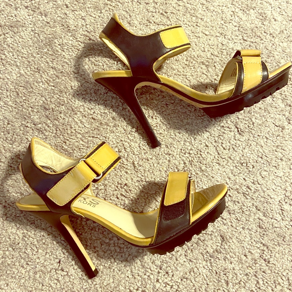 Michael Kors Two tone Stiletto Sandal 6.5